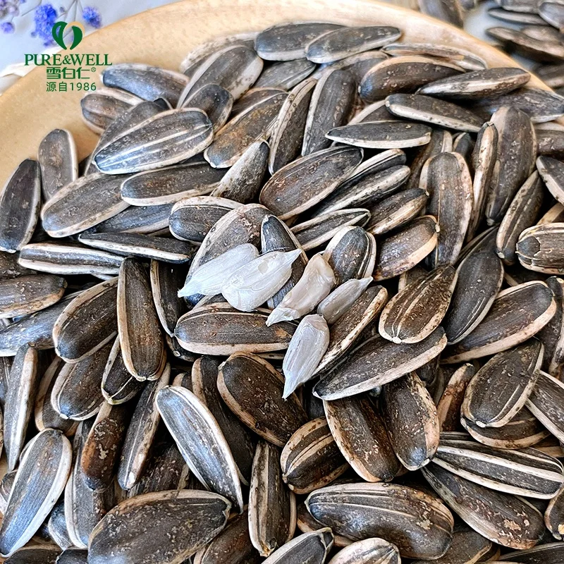 China factory supply  white dried sunflower seeds black
