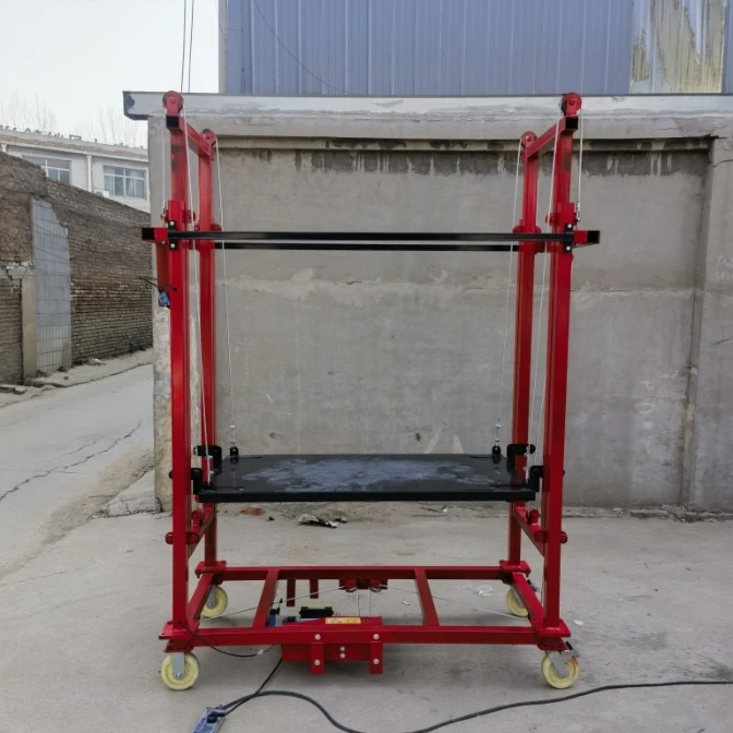 Remote Control New Load Bearing 500 Kg Work Platforms Electric Lifting Scaffold Foldable Electric Scaffolding Lift Platform