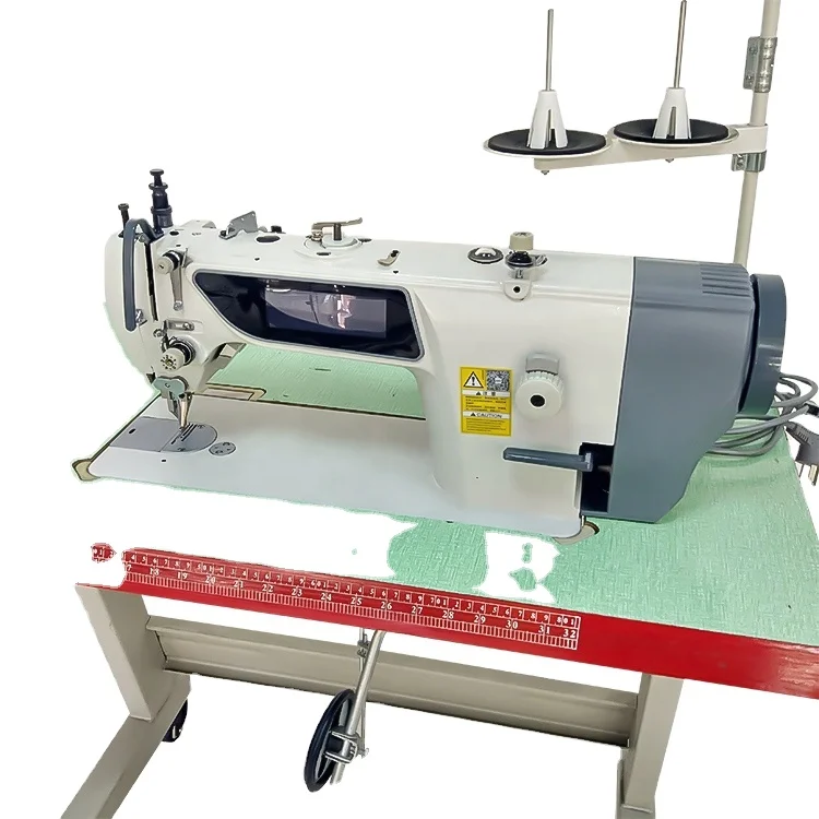 0303DF Automatic cowboy leather jacket sewing machine for leather
