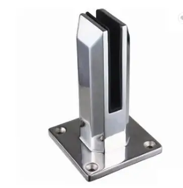 Stainless steel 12-16mm frameless glass balcony railings fixing glass  pool fence spigot