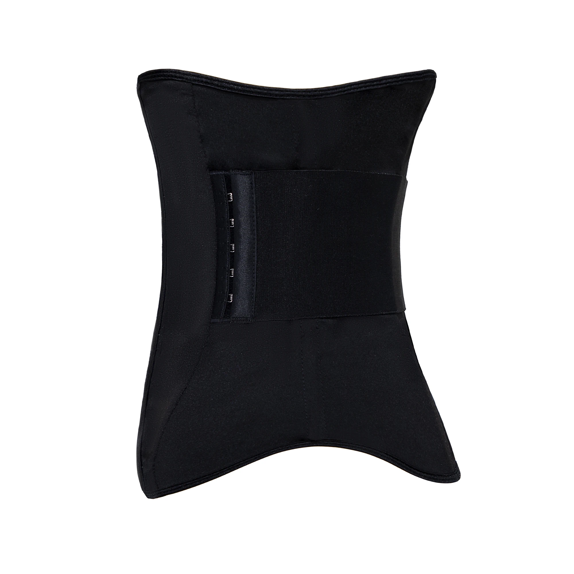 NANBIN Wholesale Custom Logo Adjustable Black Steel Bones Tummy Control  Waist Trainer For Ladies