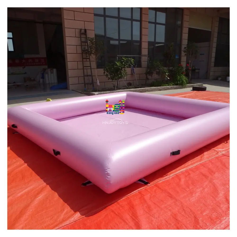 Customized Kids outdoor inflatable race track riding toys bumper car racing court race track inflatable