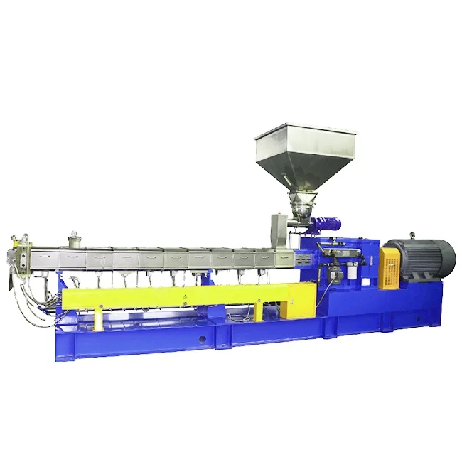 Corn Starch PP Biodegradable Plastic Twin Screw Extruder for Granule