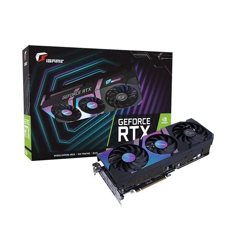  Красочный iGame RTX 3070 8G 1725-1770MhzCyber панк Киберспорт игра guangzhui компьютерная