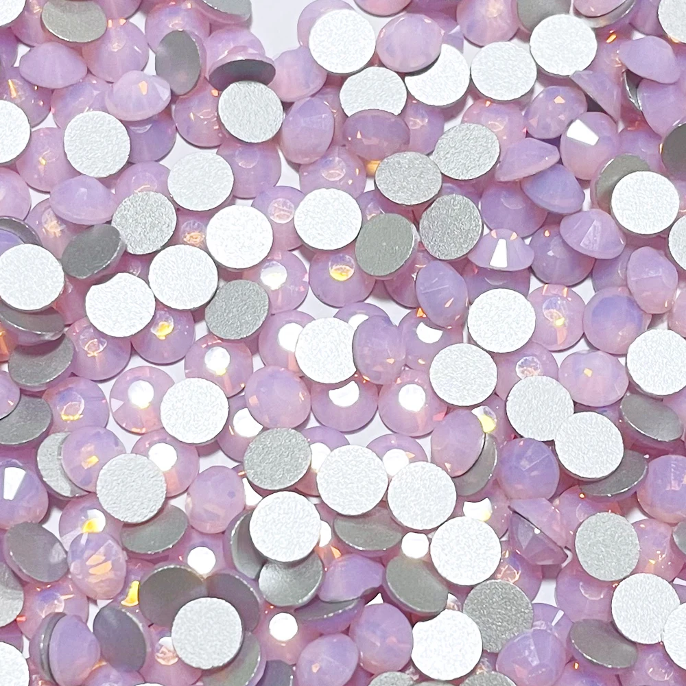 Rhinestones Dresses Stone Glass Womens Shoes Opal Crystal Yiwu Factory Low Non Hot Fix Pink Whole Sale Market 2 Bag 12 Lead Free