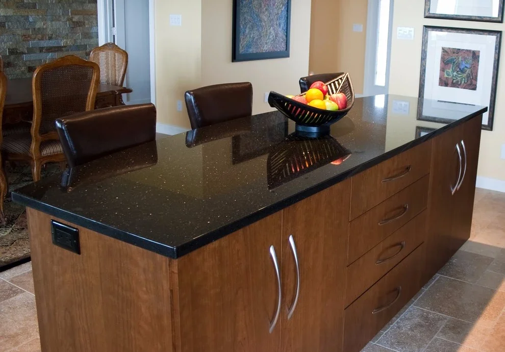 
Premium Black Galaxy Granite Flooring Tile China Absolute Black Granite Slabs Black Galaxy Granite Slab For Sale 