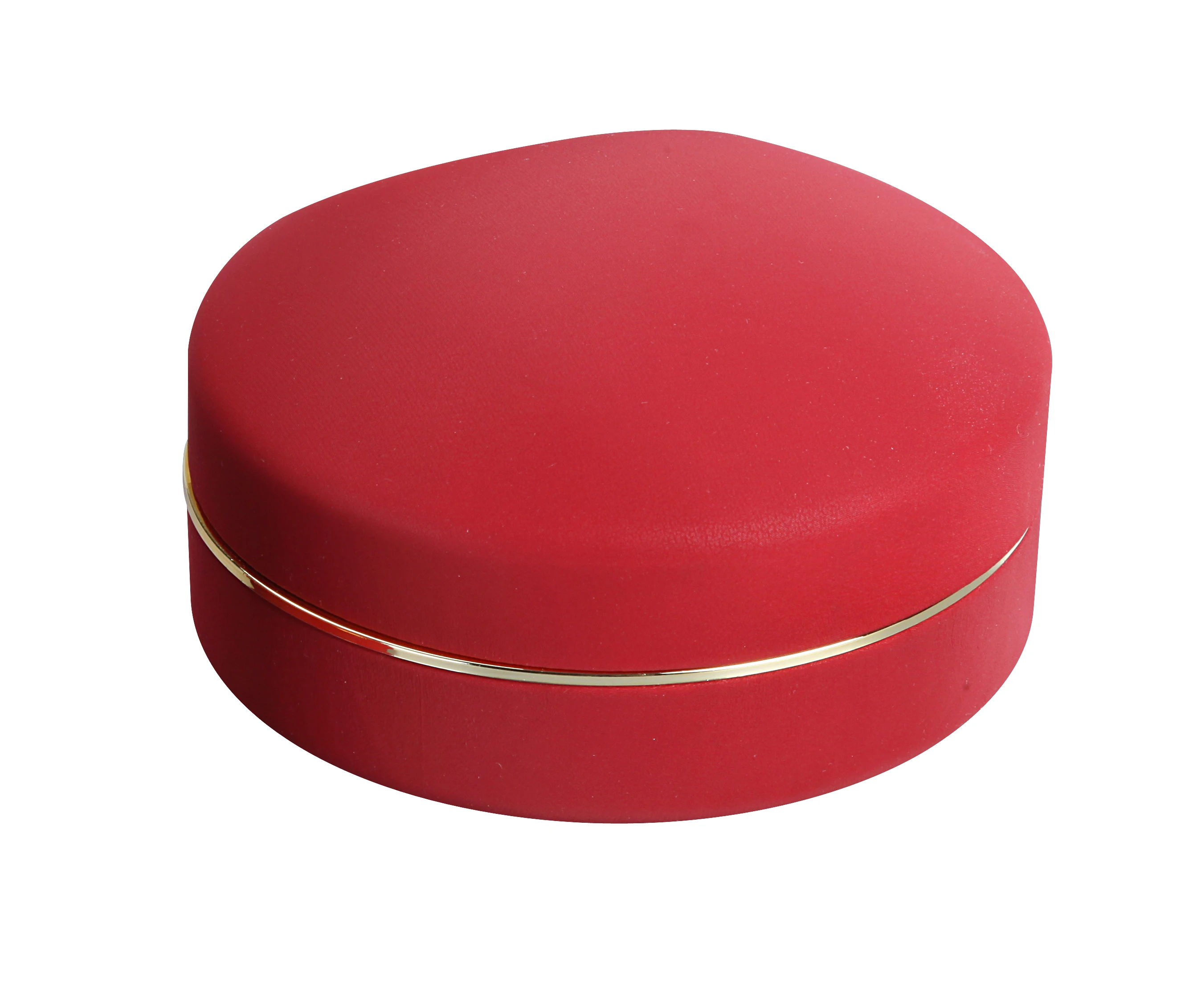 
Custom Logo Custom Color Round Small Pu Leather Ring pendant Christmas Gift Led Light Jewelry sets packaging box 