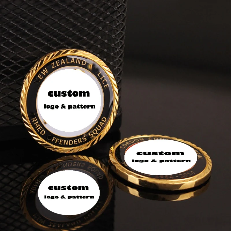 Design your own logo promotional metal 3D commemorative challenge coin custom club honor souvenir coins