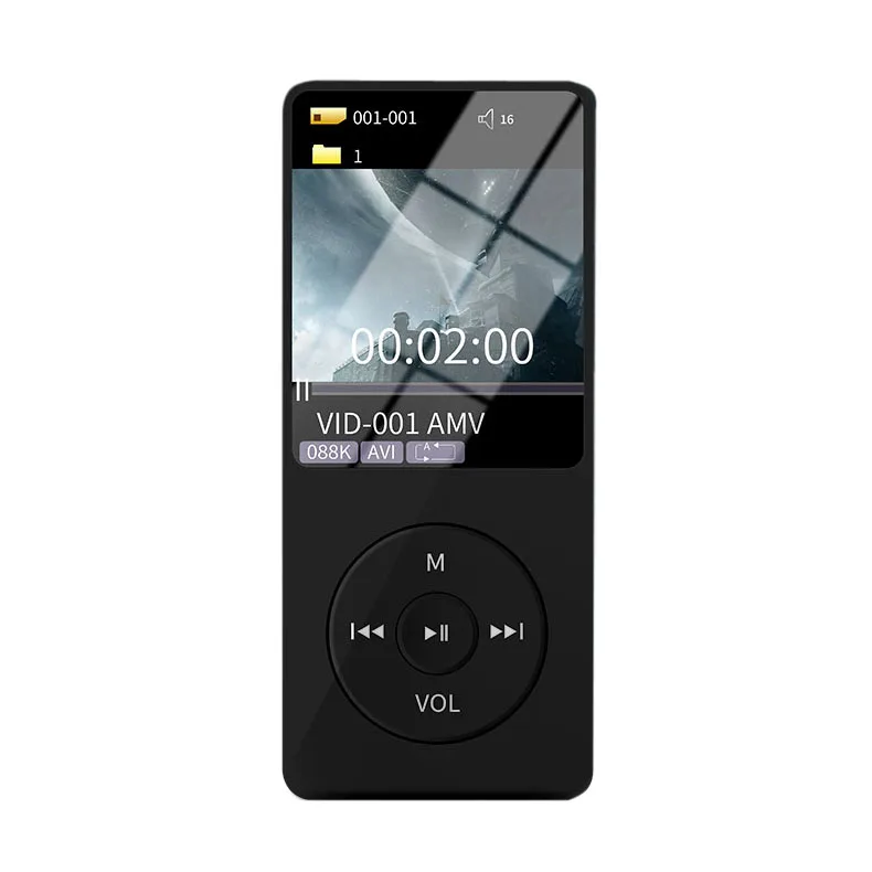 
Wireless transmission download songs digital b t 5.0 mini mp3 audio walkman mp4 video music player with 1.8' lcd TFT screen 