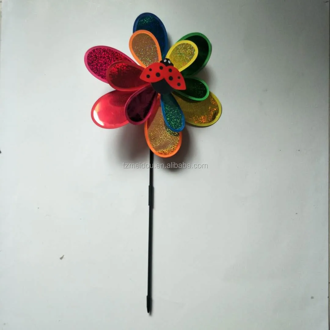Decorative flashing windmill leaves wind spinner pinwheel windmill item