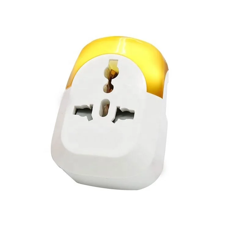 Universal Travel Adapter With LED Night Light And US Main Plug