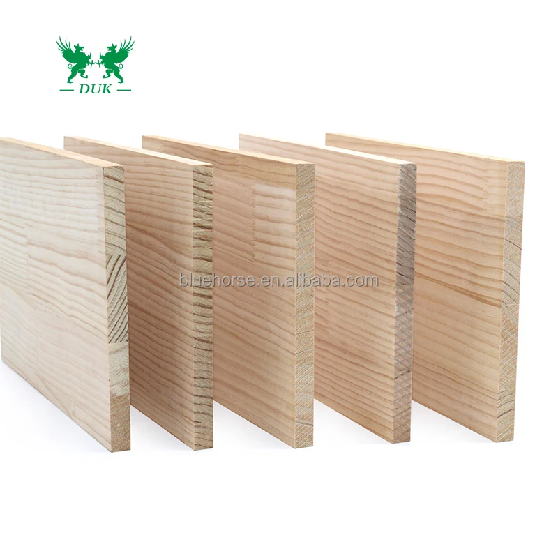 Finger Joint Board 1220x2440 Original Sawdust Shaving Plywood Sheet Furniture Plank Pine Timber Wood