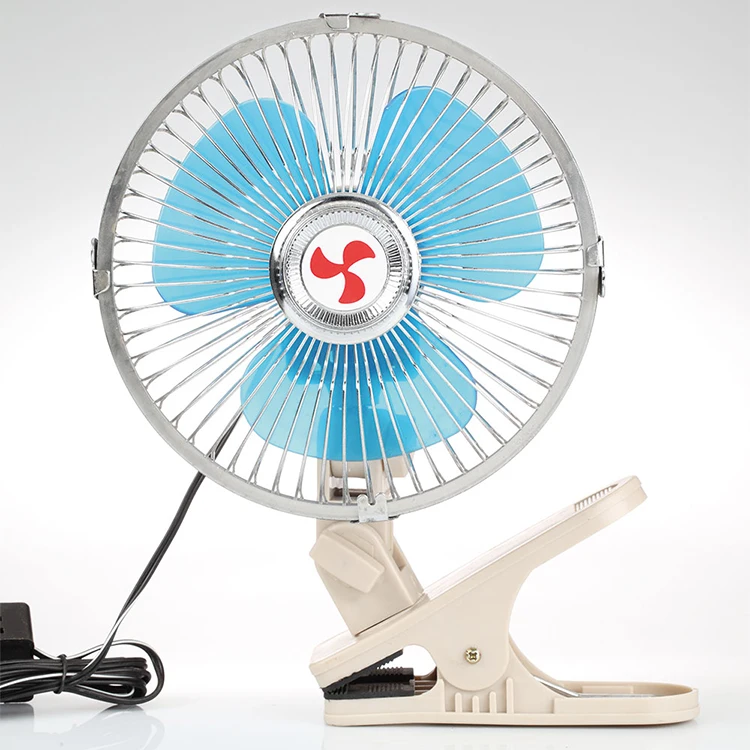 Car ventilation fan 12v 24v dc automotive oscillating cooler portable mini electrical truck car cooling fans