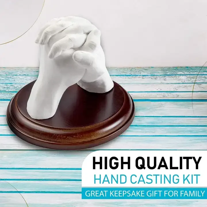 hand casting kit for couple alginate impression powder plaster powder DIY plaster hand mold clay crafts