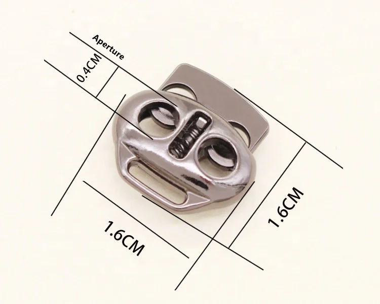 Hige Qulity Rope Cord End Spring Lock Stopper Cord End For Garment Accessories