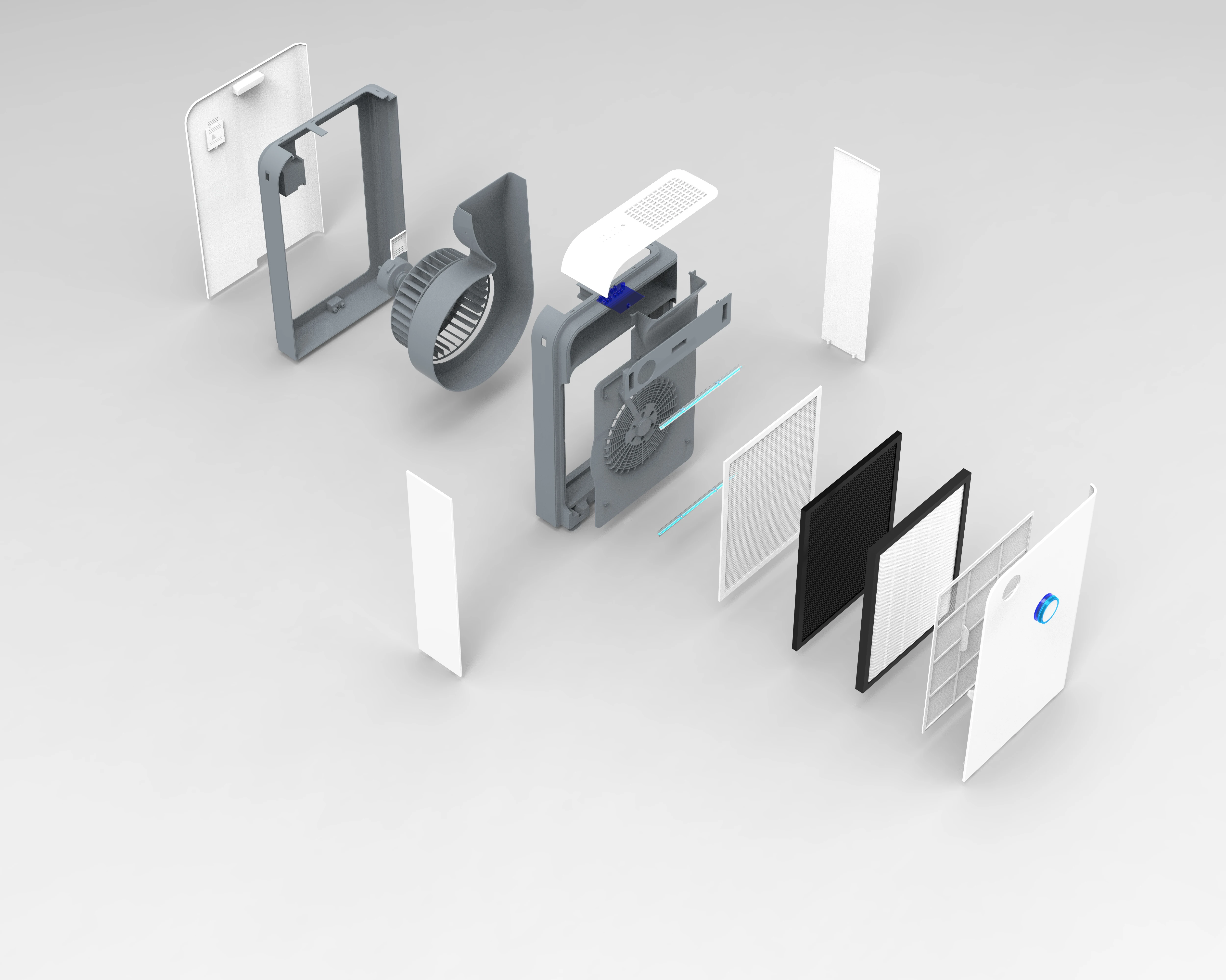 Горячая Распродажа коммерческий Wi-Fi hepa фильтр генератор отрицательных ионов очиститель воздуха для