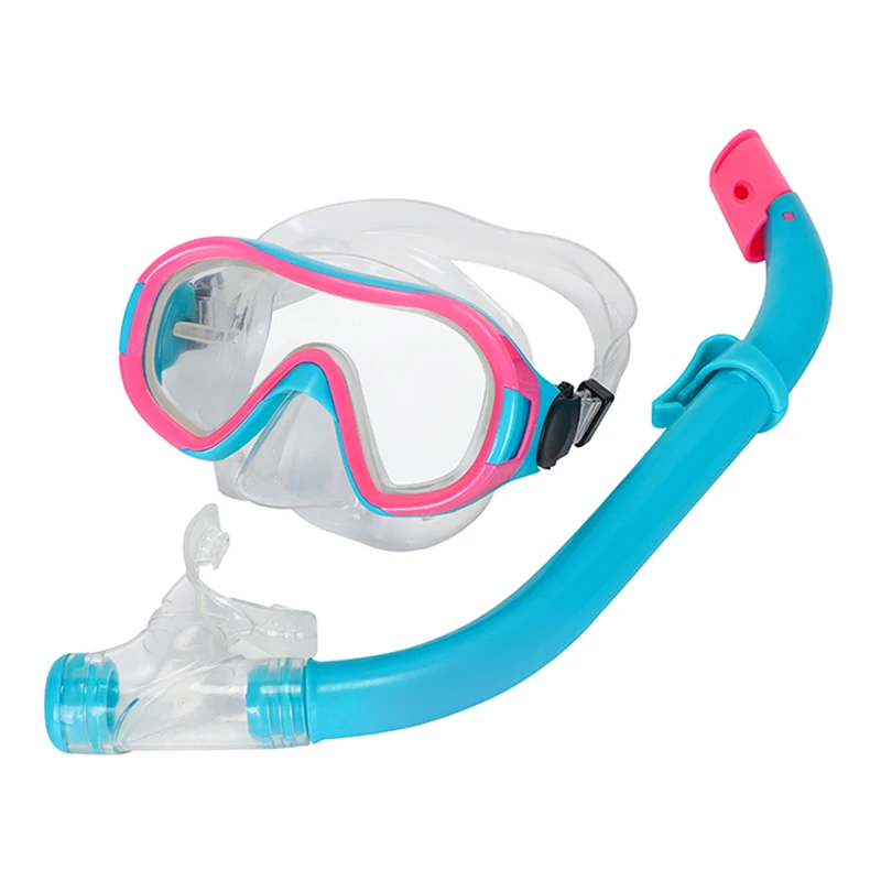 KID waterproof/ Professional Swimming Diving mask & snorkeling tube set diving sets for Teenagers 4-16 years old