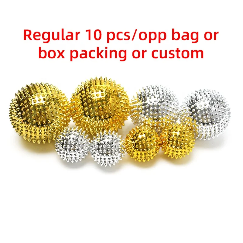 Hand And Palm Massage Magnetic Massager Needle Massage Ball Manual MassageBall Palms Acupoints Pressing Spiky Roller Balls