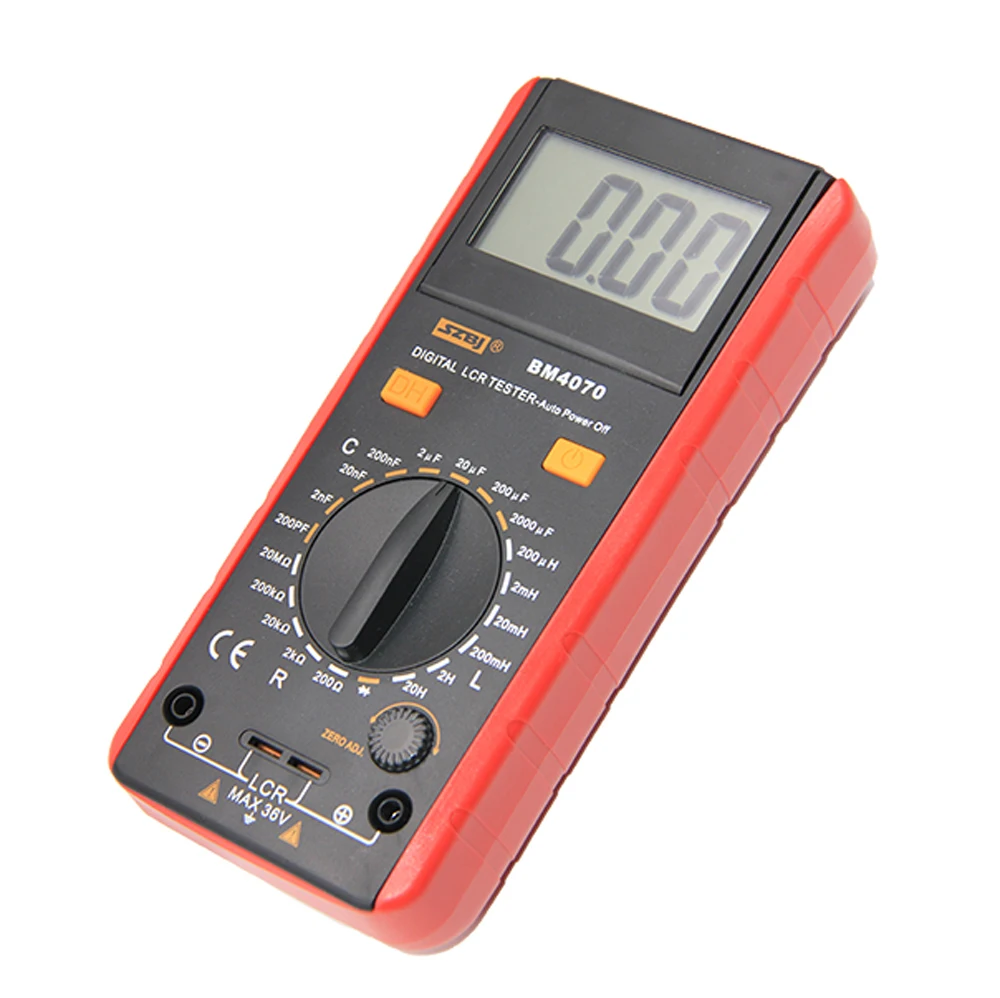 BM4070 Digital LCD LCR Meter Multimeter With Crocodile Clip Measuring Tool Universal Tester.