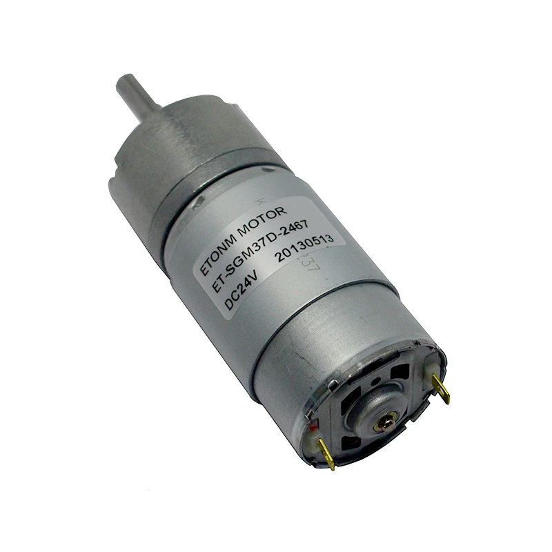 ET-SGM37D High Torque Motors for Robots 24V 12volt Dc Motor Gearbox 30kg.cm with Encoder 3ppr