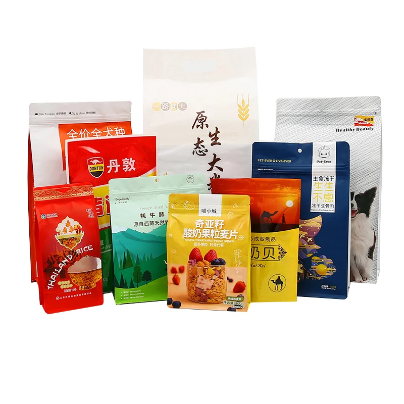 Custom Sealing Composite Cashew Nuts Liquid Cake Donut Packaging Bag For Packaging Powder Products
