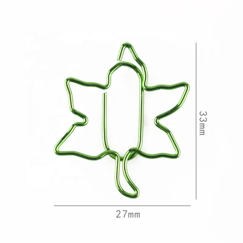 classic Maple leaves shape  paper clip
