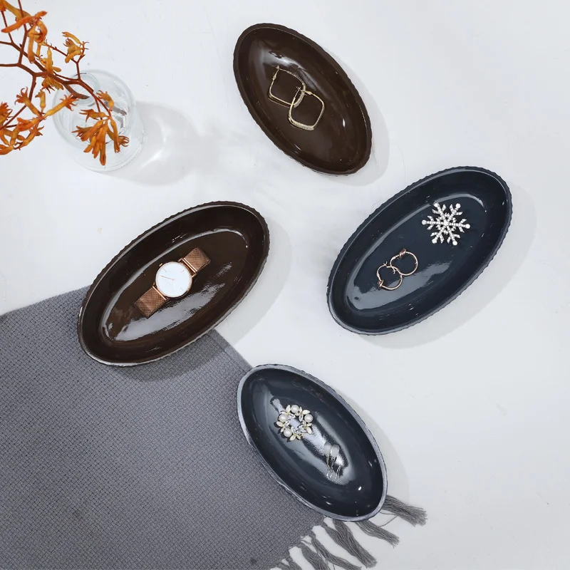 Custom Resin Ring Holder Jewelry Dish Key Bowl Decorative Trinket Dish Vanity Entryway Table Home Decor Honeycomb Jewelry Tray