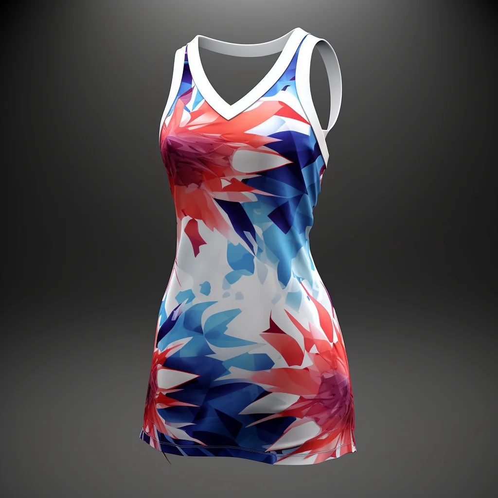Aibort Custom Wholesale Sublimation Jersey Custom Tennis Shirt Dress Women Quick dry Netball Dresses Tennis training clothes//