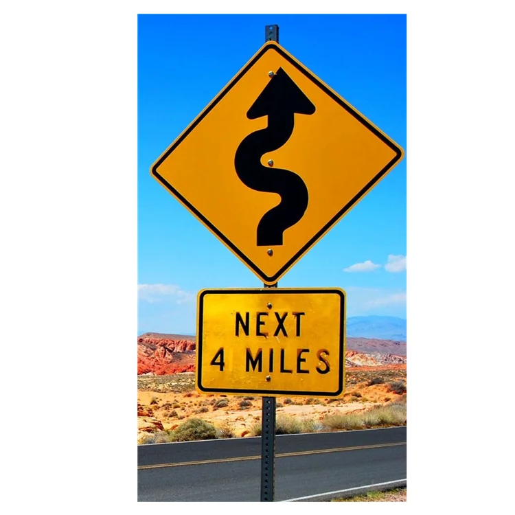 Factory Customized Portable Traffic Warning Road Safety Signs And Symbols