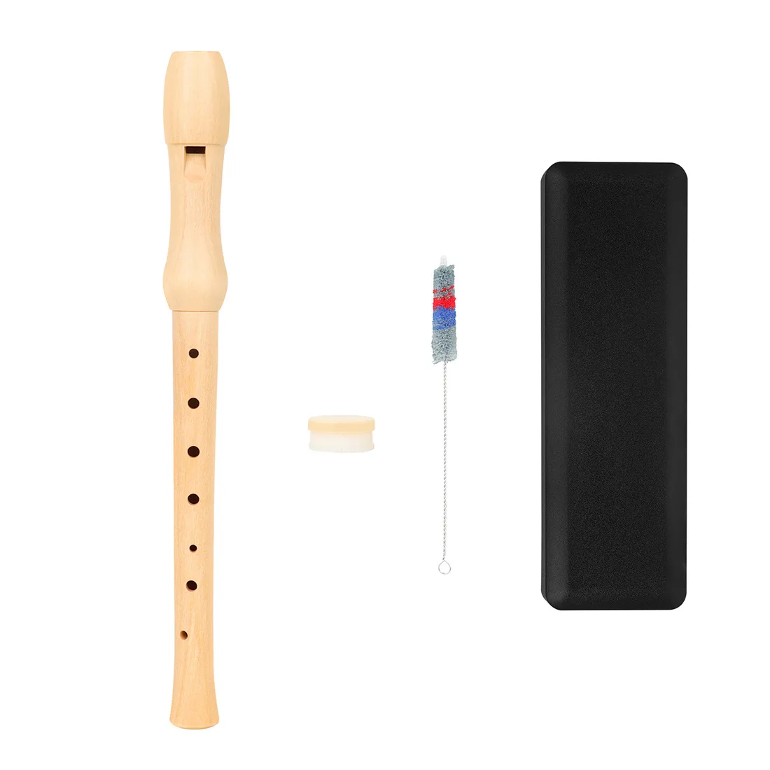 High pitched German 8-hole vertical flute, C-key British wooden vertical flute