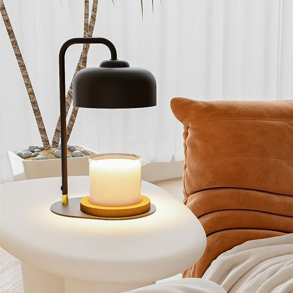 Timer Halogen Bulb Home Decor Electric Aromatherapy Candle Warm Lamp