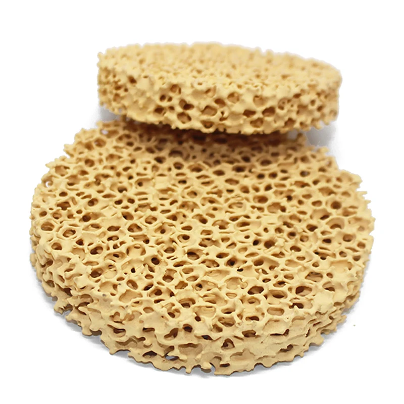 ZhongTai Custom Machinable Precision Casting Filter Zirconia Ceramic Foam Filter