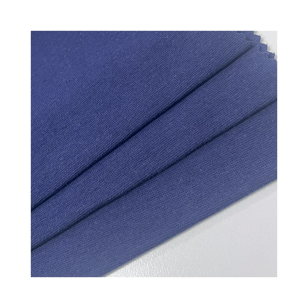 260g Stretch Ribbed Fabric Garment Cuffs Collar 97% Cotton 3% Elastane Stretch 1*1 Rib Fabric