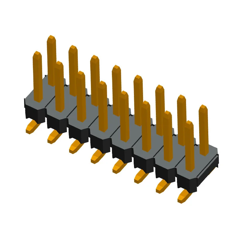 2.54mm Pitch Male Pin Header Tht PCB Header Berg Connector