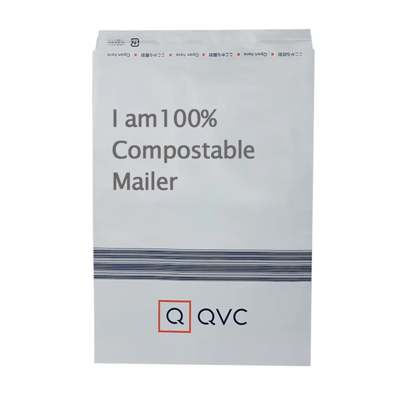 Double Perforation Line Design Mailing Bags Clothing Packaging With Printing Customized Logo