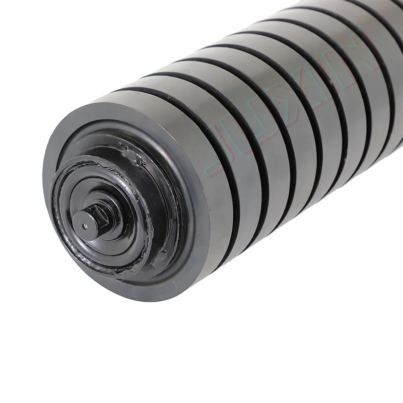 
Long Service Life Rubber Spiral Carrying Roller for Overland Conveyors 