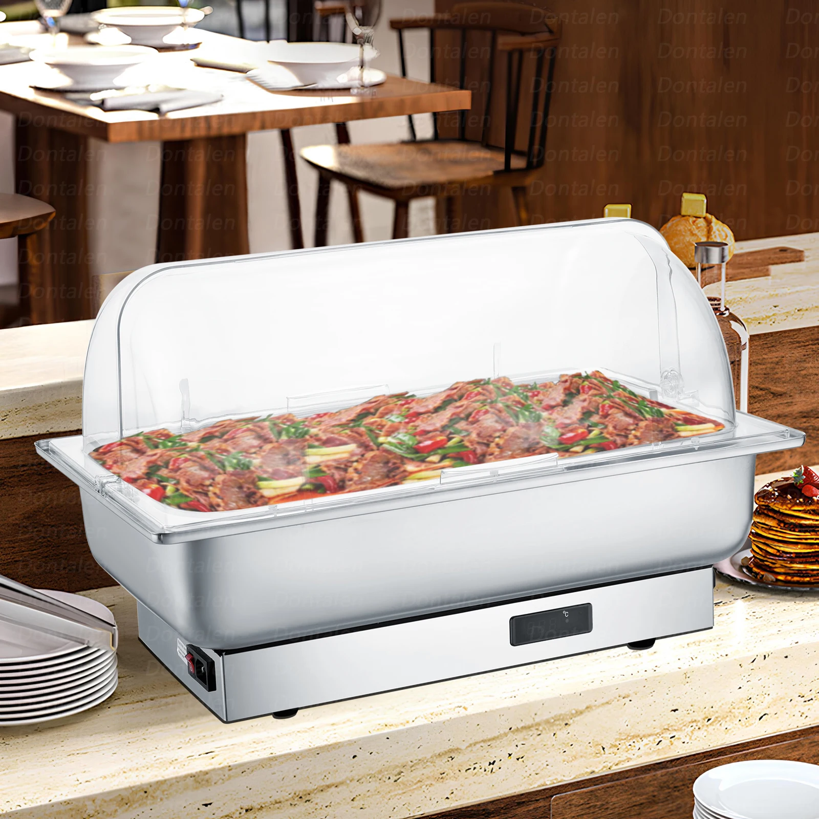 Оптовая продажа оборудование для ресторанного отеля с регулируемой температурой Электрический жаровник набор подогревателей еды вечеринки