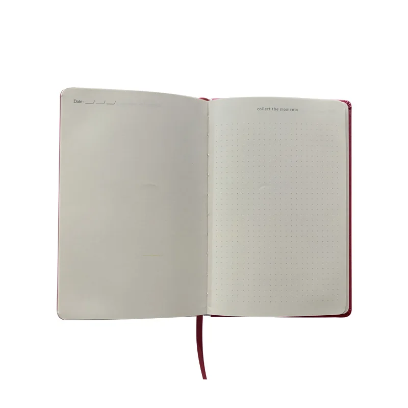 Wholesale A5 Diary Notebook Hard Cover Custom Size Offset Paper Embossed Packaging-Hard Cover Book Cardboard Offset Printing