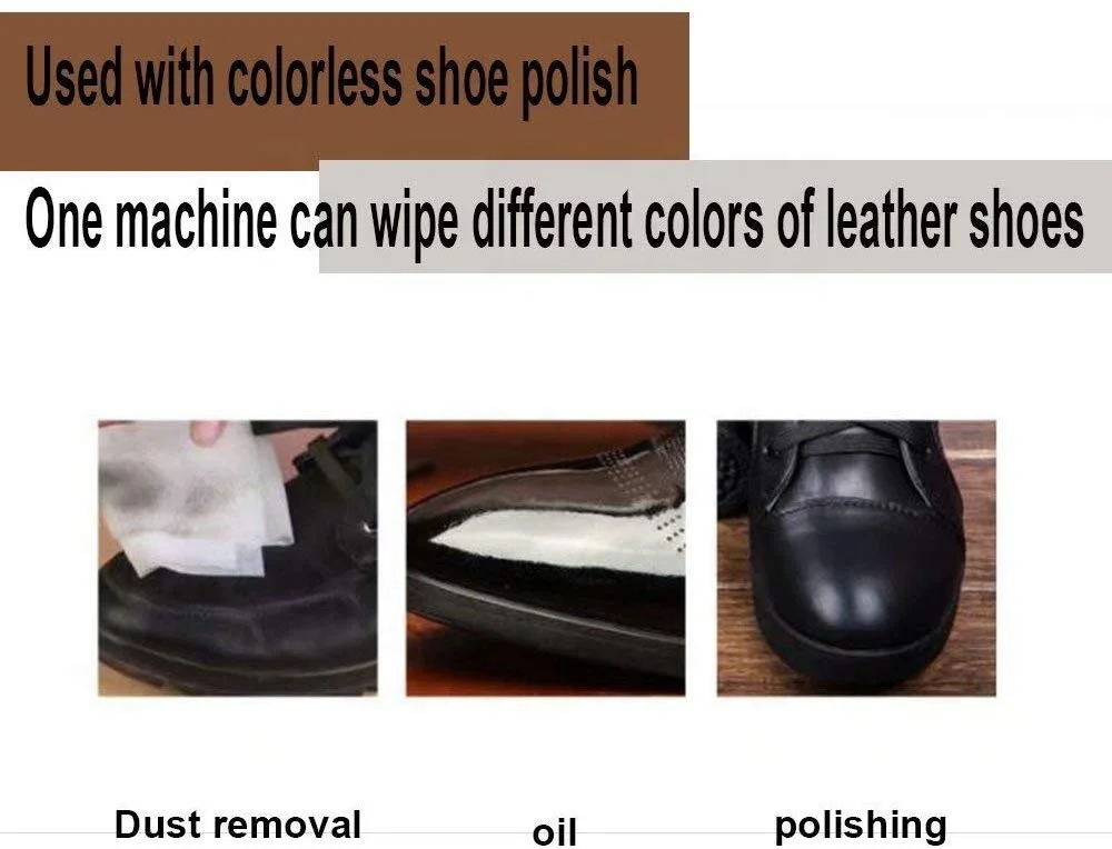 
Hotel public electric automatic operated shoe polishing brush 