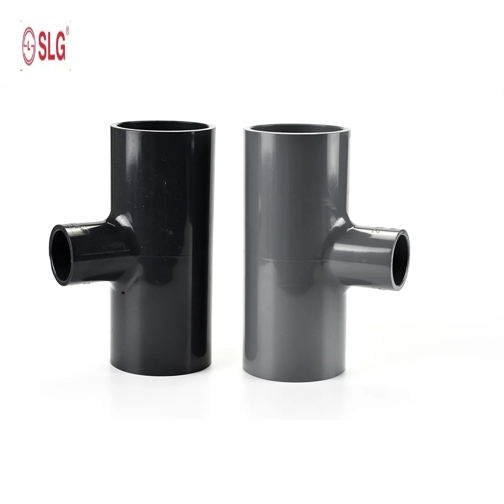 Superior quality water supply pipe fittings pvc reducing tee with wholesale price