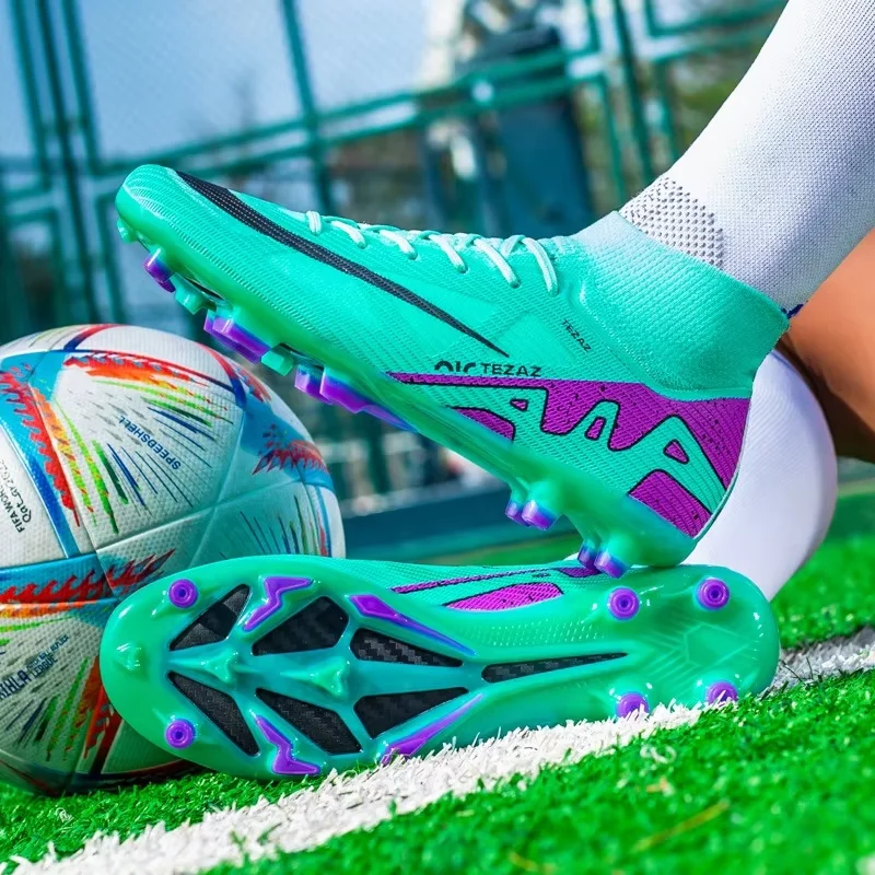 2024 Men AG/TF Turf Indoor Soccer Shoes Cleats Original Superfly Futsal Football Boots Sneakers Men Chaussure De Foot