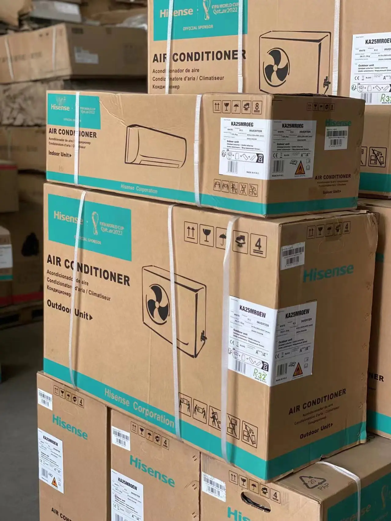 Мини Сплит AC R410A Hisense 24000BTU Инвертор Кондиционеры