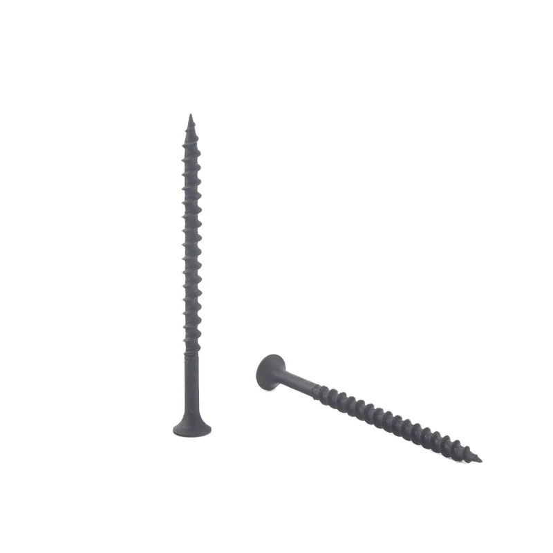 China Taiwan Manufacturer Drywall-screw 3 5x25 Pointed High Quality Black Phosphate Coarse Thread Drywall Screw
