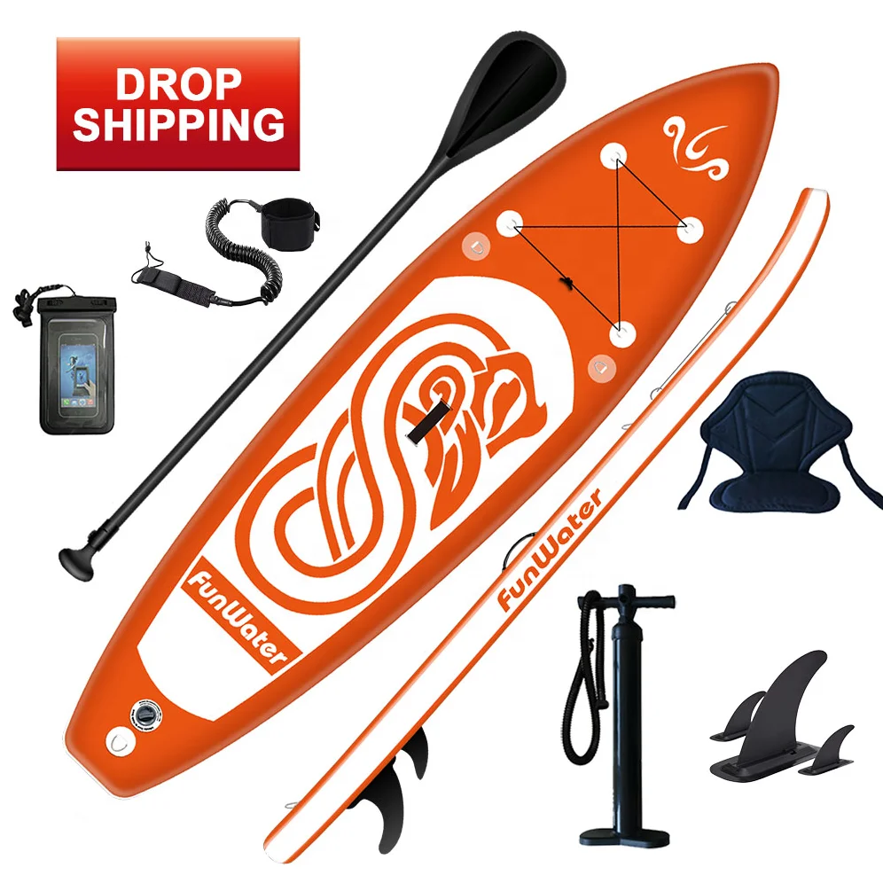  FUNWATER Drop Shipping sup high quality inflatable stand up paddle board wholesale