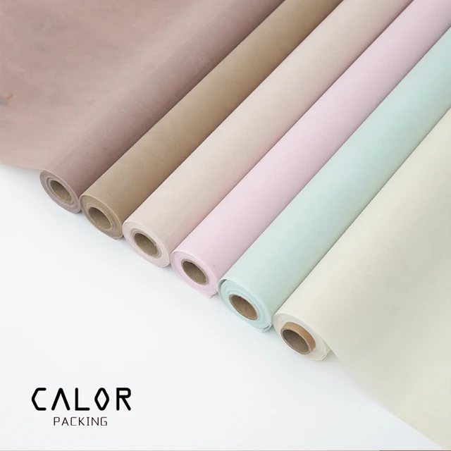 CALOR Velvet cloth creative flower wrapping paper bouquet packaging floral material waterproof paper