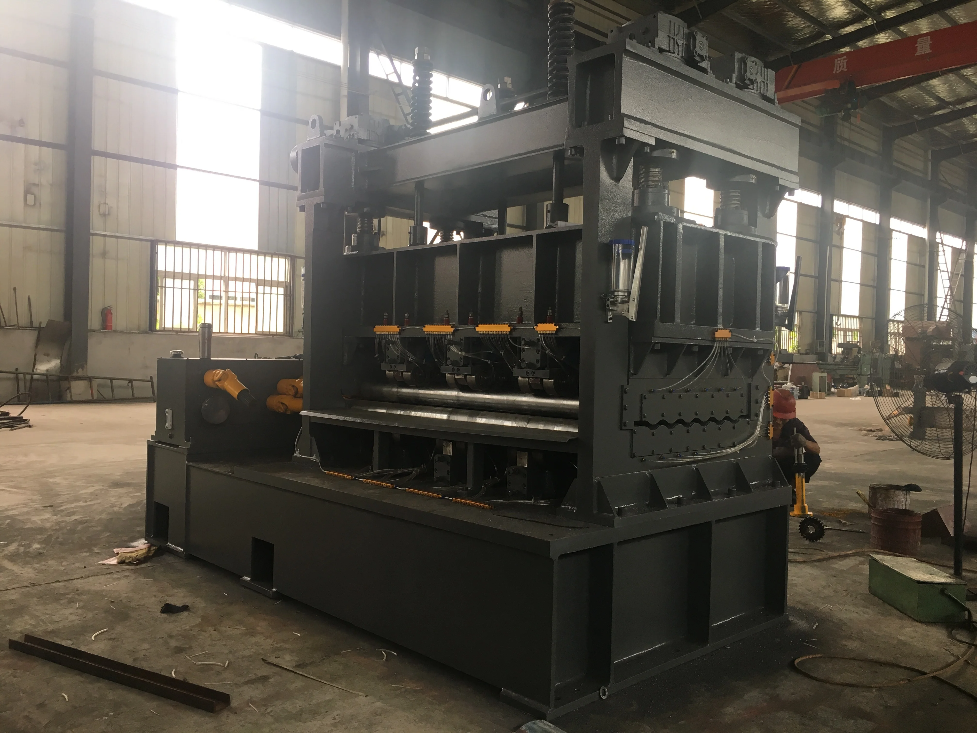 
New arrival 6mm metal steel iron sheet embossing roller equipment 