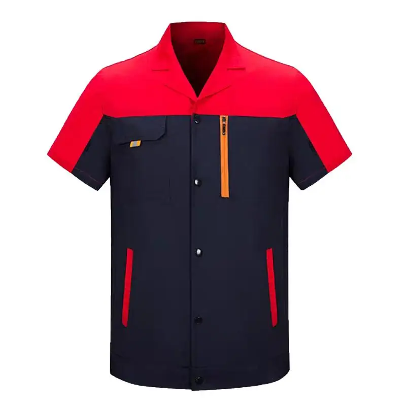 reflective engineering uniform workwear short sleeve safety workwear
