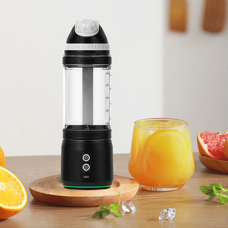 Portable Blender 300W Milkshake & Smoothie 24oz Travel Blender USB Rechargeable Mini Portable Blender Juicing Cup