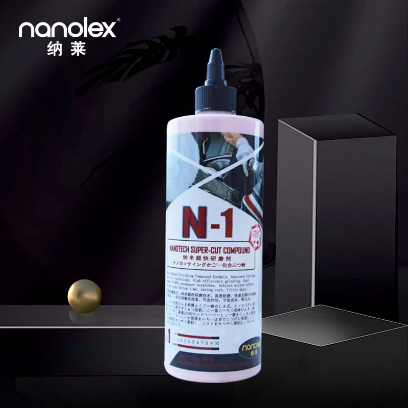 Nanolex N1 car medium rubbing cutting polishing compound water based polish compound rubbing paste compound free samples