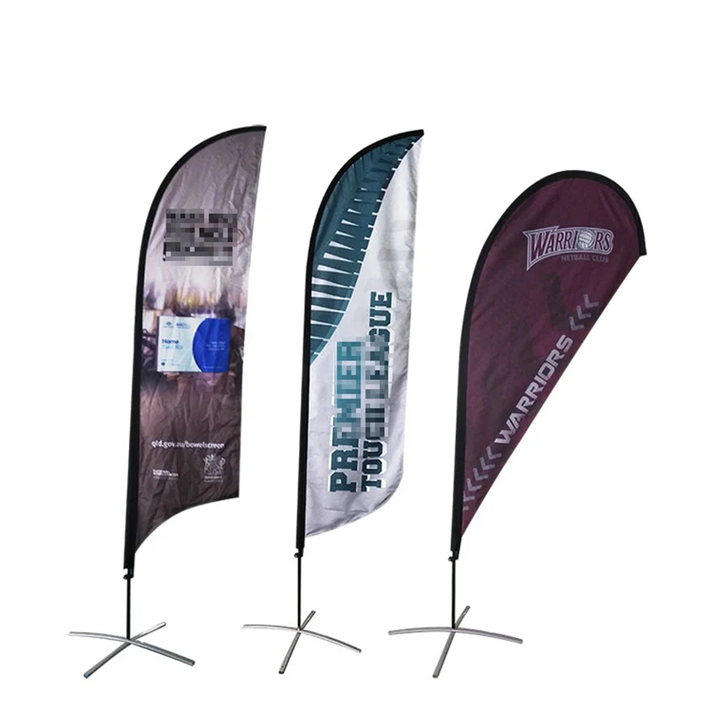 wholesale Outdoor beach flag double-sided printing advertising